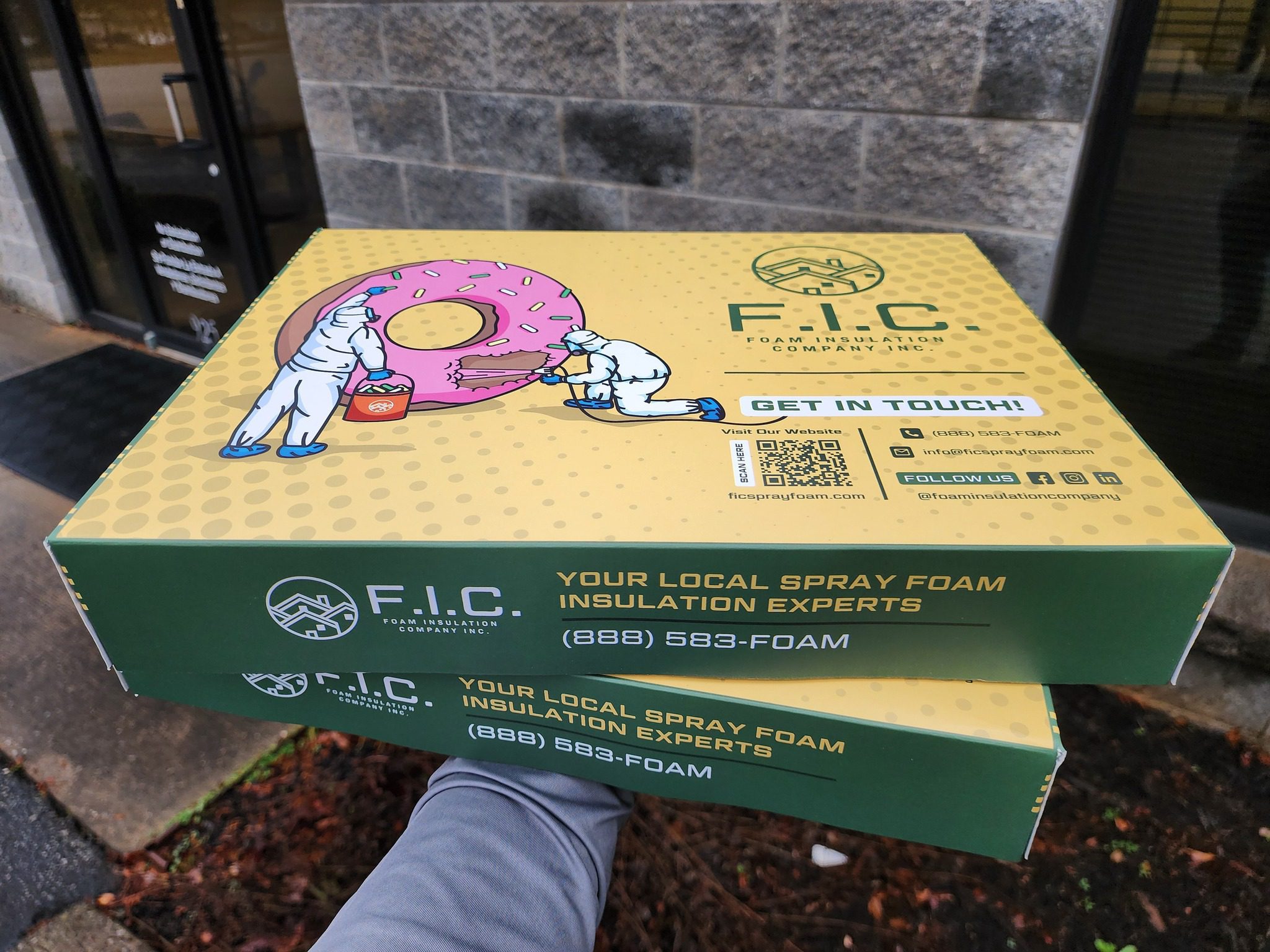 Building Sweet Relationships: F.I.C.’s Custom Donut Boxes Bring Joy to the Community